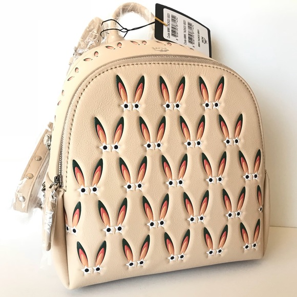 SOLD ! MCM Star Bunny Mini Leather Backpack - Picture 6 of 8